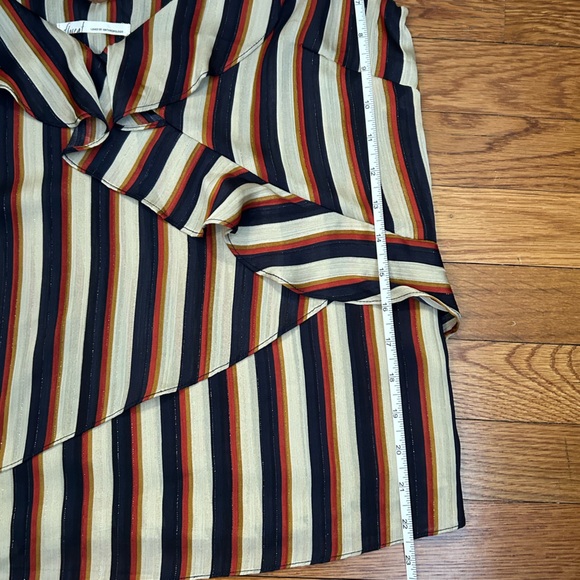 Anthropologie Floreat Stripe Ruffle
Blouse Women’s Size Large - Picture 7 of 8